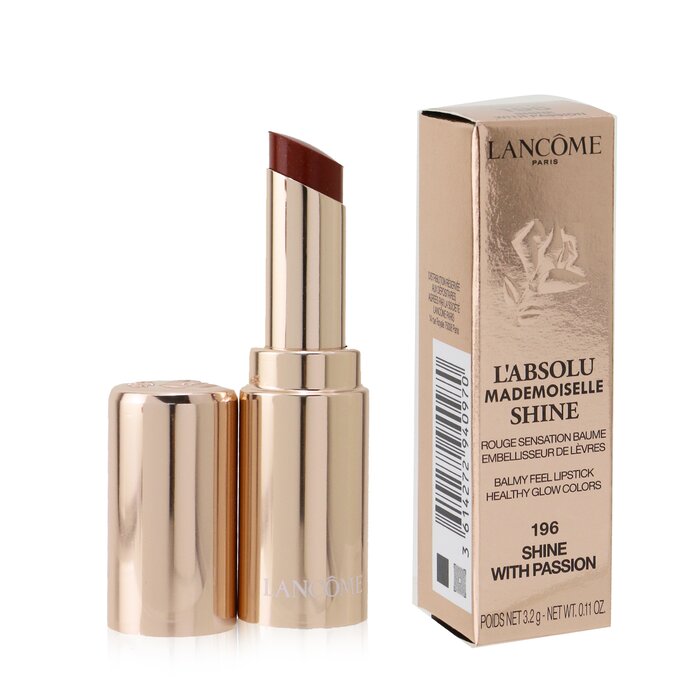L'Absolu Mademoiselle Shine Balmy Feel Lipstick - # 196 Shine With Passion - Image 2