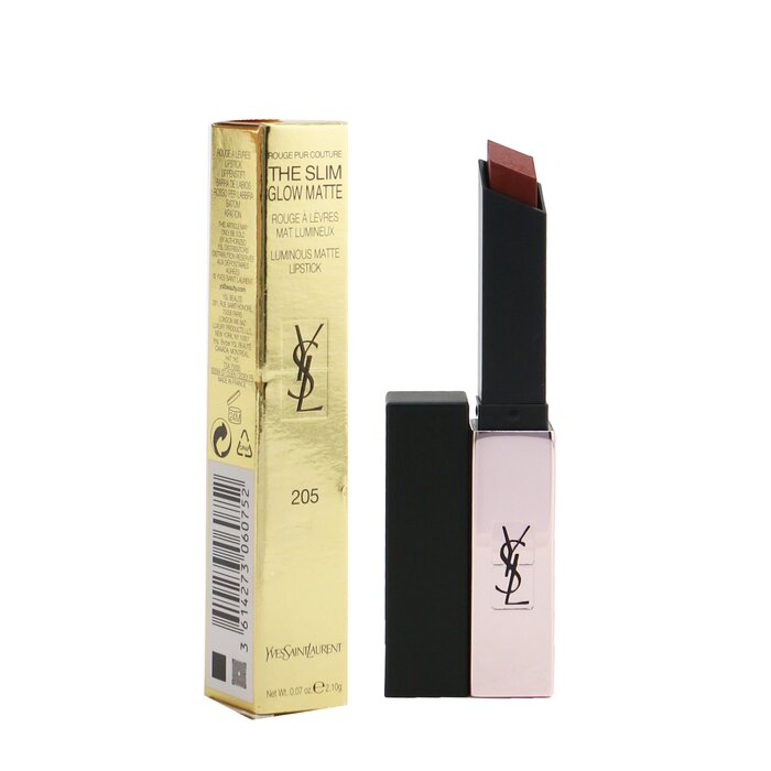 Rouge Pur Couture The Slim Glow Matte - # 205 Secret Rosewood - Image 2