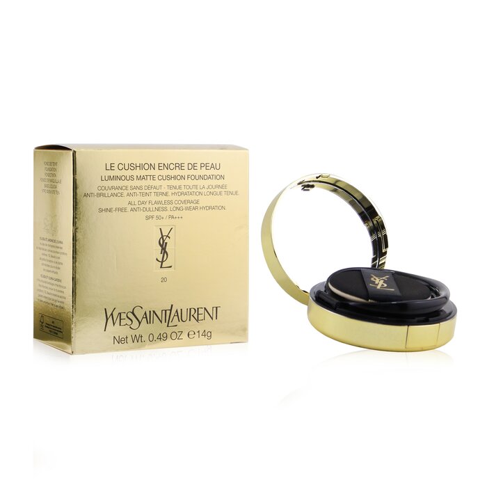 Le Cushion Encre De Peau Luminous Matte Cushion Foundation SPF50 - # 20 - Image 2