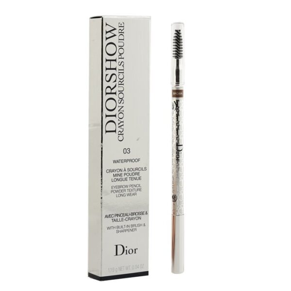 Diorshow Waterproof Crayon Sourcils Poudre - # 03 Brown - Image 2