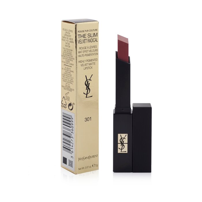Rouge Pur Couture The Slim Velvet Radical Matte Lipstick - # 301 Nude Tension - Image 2