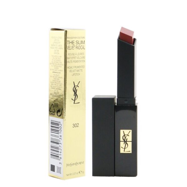 Rouge Pur Couture The Slim Velvet Radical Matte Lipstick - # 302 Brown No Way Back - Image 2
