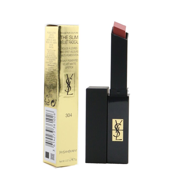 Rouge Pur Couture The Slim Velvet Radical Matte Lipstick - # 304 Beige Instinct - Image 2