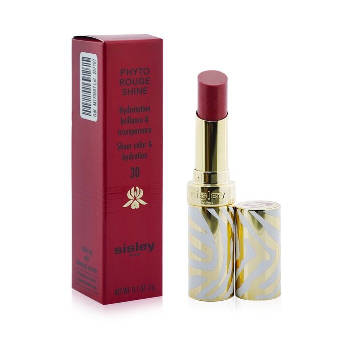Phyto Rouge Shine Hydrating Glossy Lipstick - # 30 Sheer Coral - Image 2