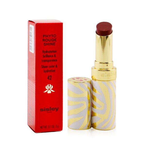 Phyto Rouge Shine Hydrating Glossy Lipstick - # 42 Sheer Cranberry - Image 2