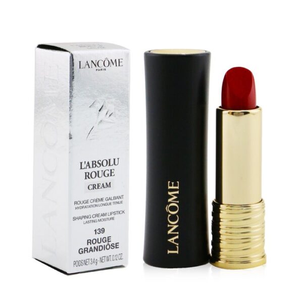 L'Absolu Rouge Cream Lipstick - # 139 Rouge Grandiose - Image 2