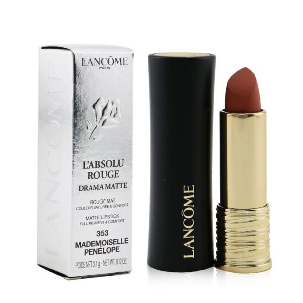 L'Absolu Rouge Drama Matte Lipstick - # 353 Mademoiselle Penelope - Image 2