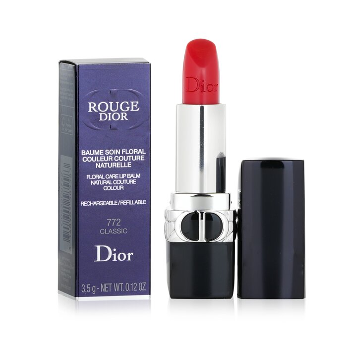 Rouge Dior Floral Care Refillable Lip Balm - # 772 Classic (Satin Balm) - Image 2