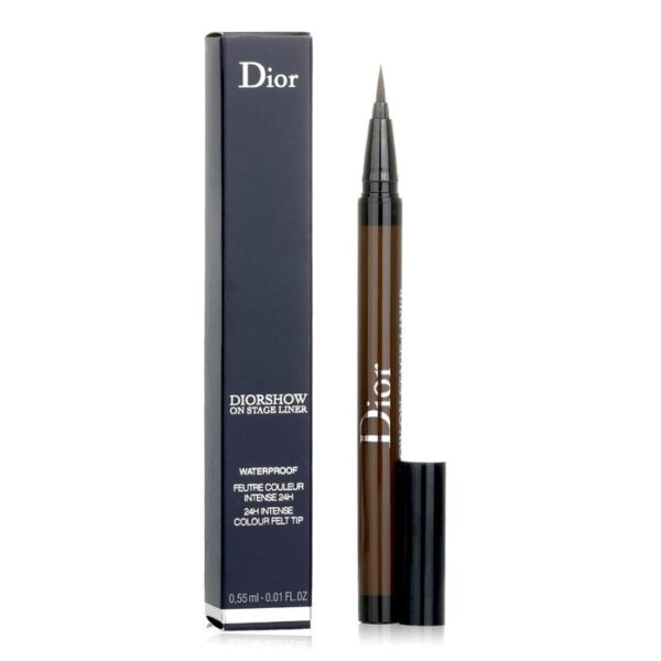 Diorshow On Stage Liner Waterproof Liquid Eyeliner - # 781 Matte Brown - Image 2
