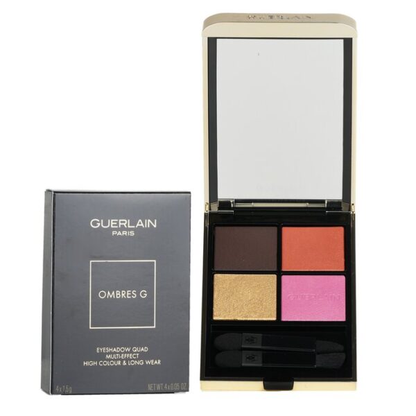 Ombres G Eyeshadow Quad 4 Colours (Multi Effect, High Color, Long Wear) - # 555 Metal Betterfly - Image 2