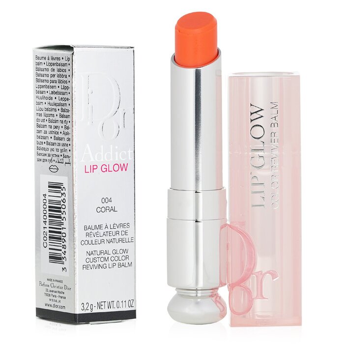 Dior Addict Lip Glow Reviving Lip Balm - #004 Coral - Image 2